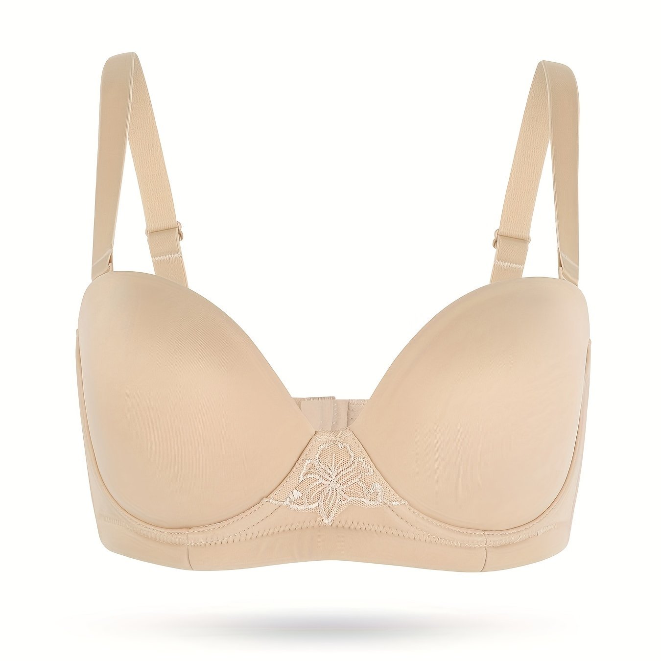 Women's Plus Solid Underwire Strapless Bra