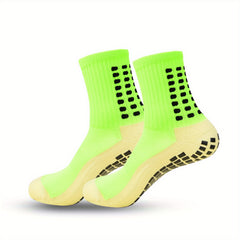 Unisex Sports Socks Non Slip Silicone Bottom for Basketball Football Soccer