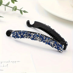 Diamond Pearl Hair Clip Elegant Hairpin Accessory