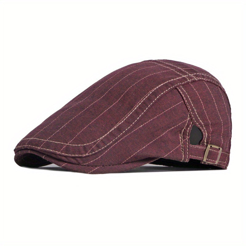 Men's Thin Breathable Peaked Cap British Retro Beret