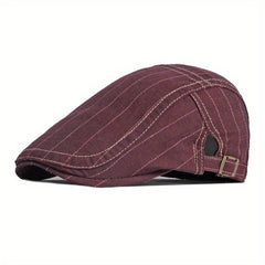 Men's Thin Breathable Peaked Cap British Retro Beret