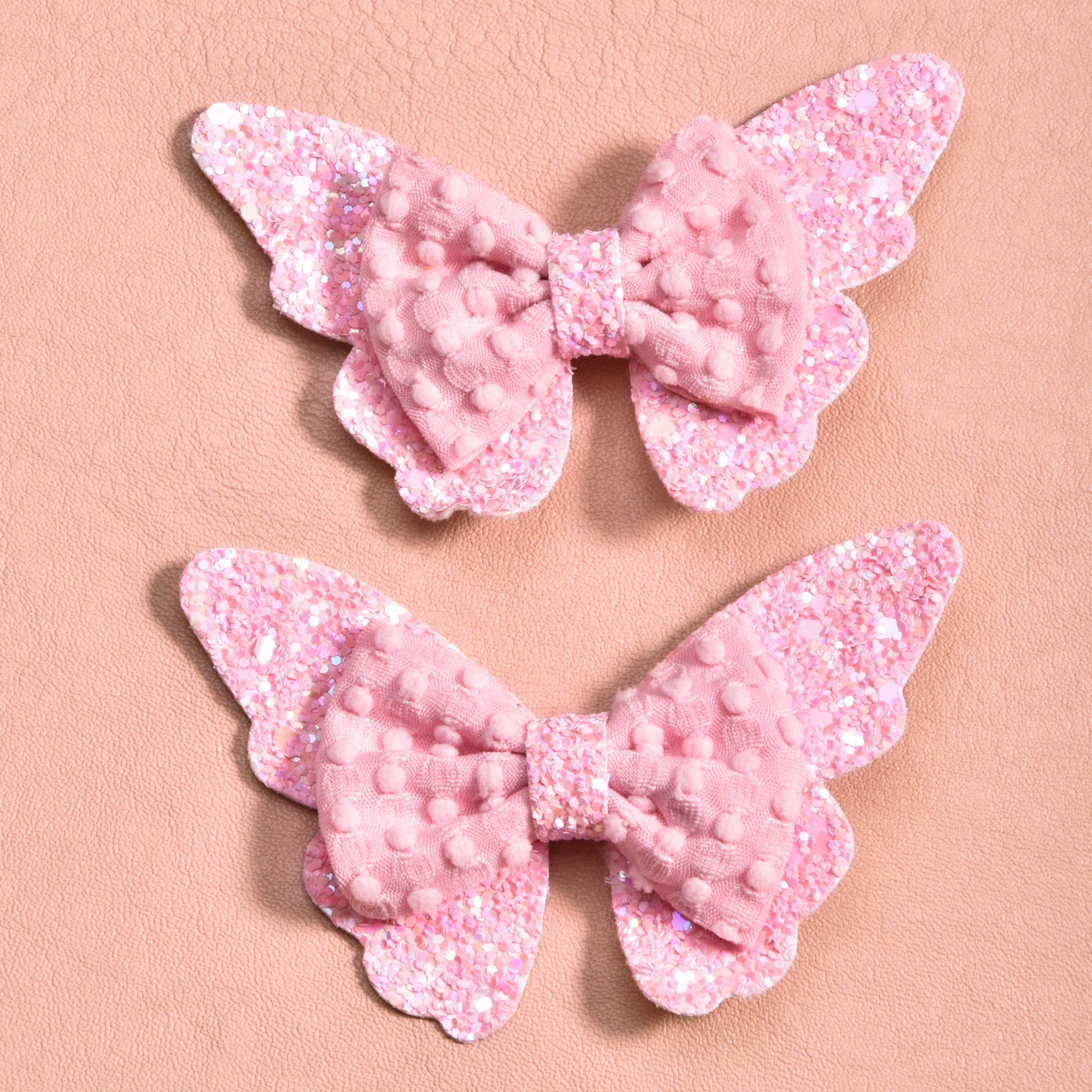 2pcs Butterfly Bowknot Hair Clip Hair Accessories