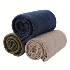 3pcs Rushed Scarf Shawl Wrap Minimalist Head Wrap For Daily Decoration Gift
