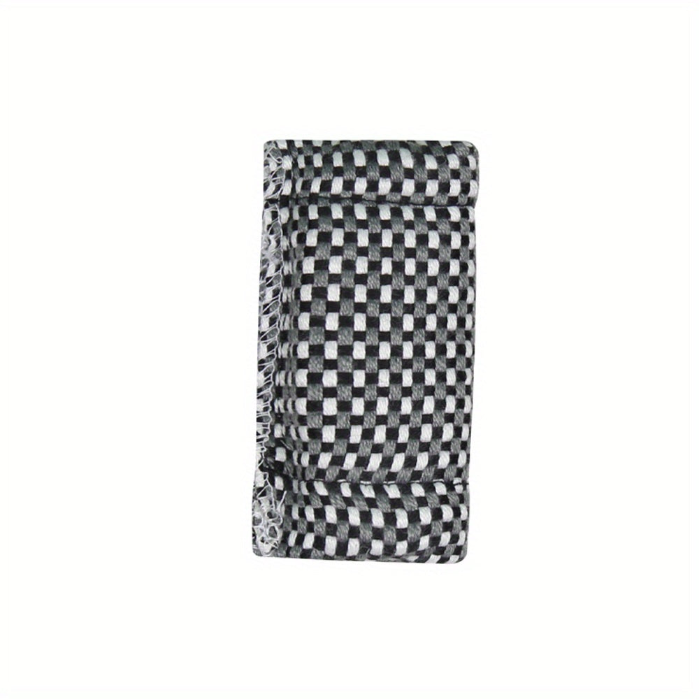 Plaid Billiard Scrub Cloth Grey