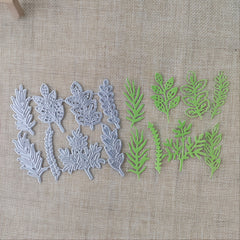 8pcs Leaf Carbon Steel Metal Cutting Dies Scrapbooking Craft