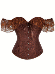 Lace Corset Bustier Tummy Control Body Shaper