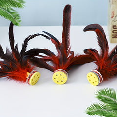 Chicken Feather Shuttlecock for Fitness and Entertainment