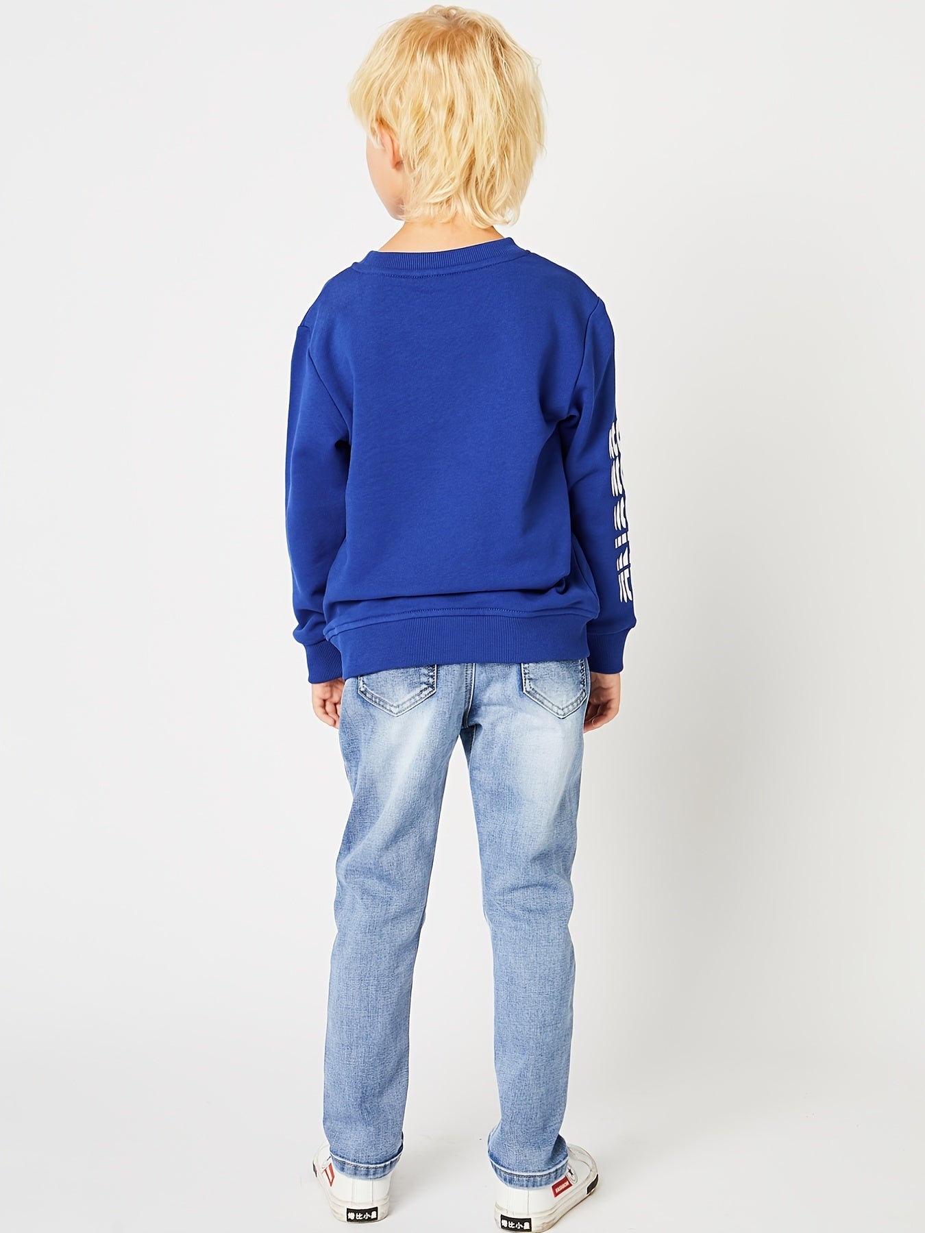 Boy Embroidered Denim Jeans Regular Fit Kids Clothes