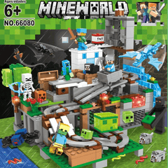 4 in 1 Mine Block Set - Build Your Own Scenes & Perfect Gift