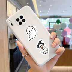 500pcs Halloween Ghost Stickers Roll Vinyl Ghost Stickers For Laptop