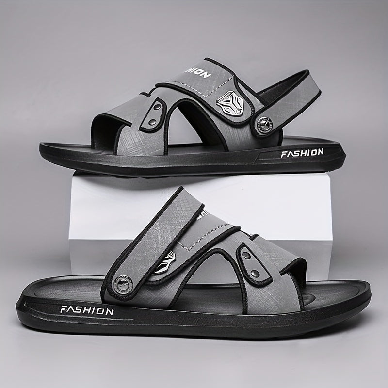Men's Casual Slide Sandals Non Slip Slip On Slippers Open Toe Shoes