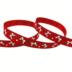 5 Yards Christmas Grosgrain Ribbon for Gift Wrapping Wedding Decor