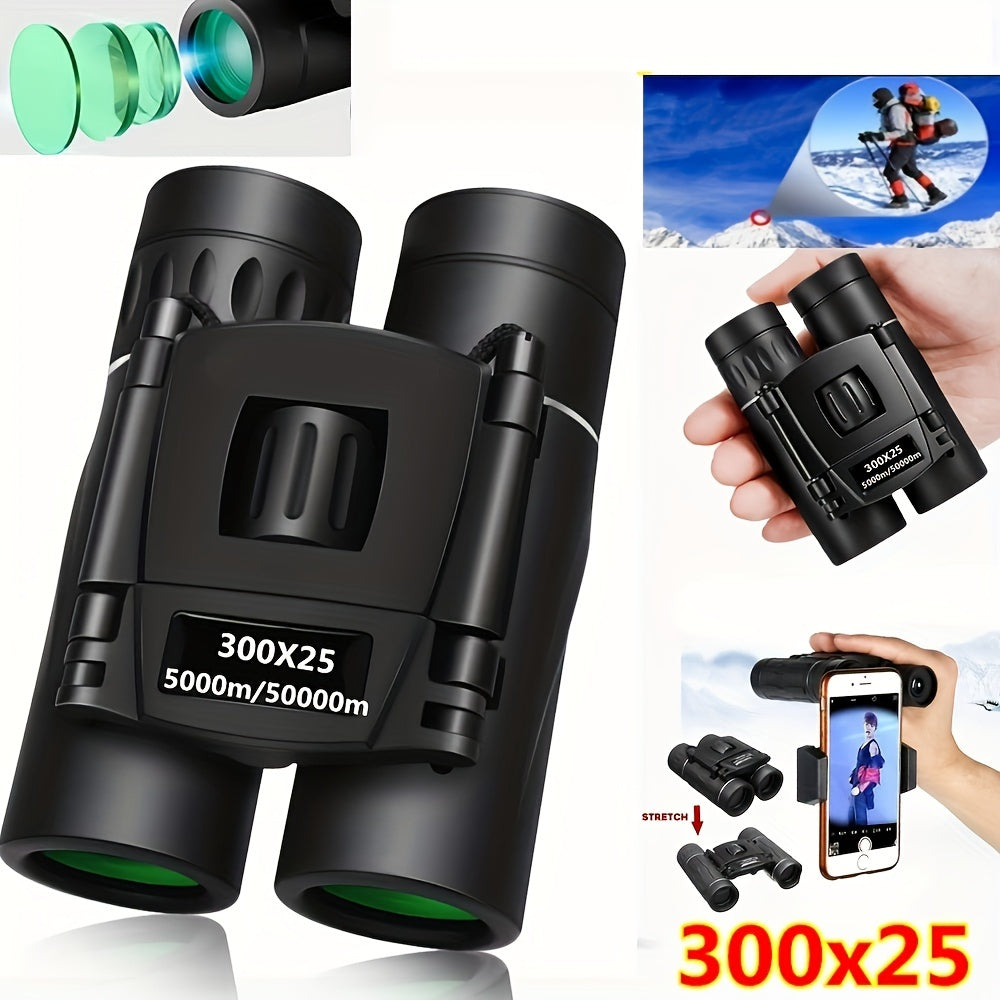 Portable HD Binoculars for Travel Camping Hiking