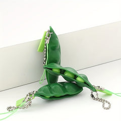 Pea Squishy Keychain Stress Relief Toy