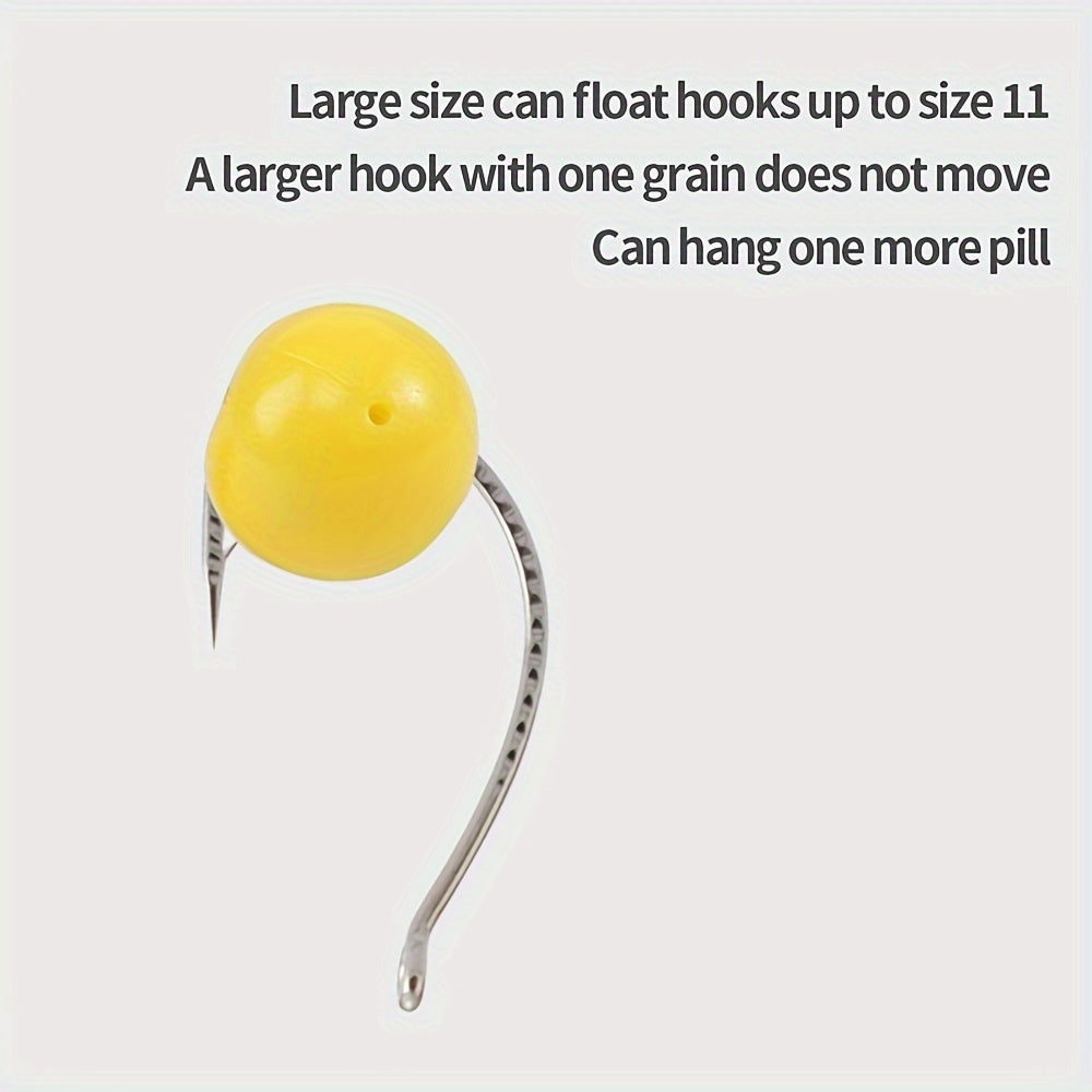 50pcs Semi Floating Carp Fishing Lure Simulated Corn Scent Fishing Beads