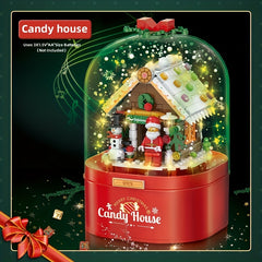 Christmas Building Blocks Music Box Kids Toy
