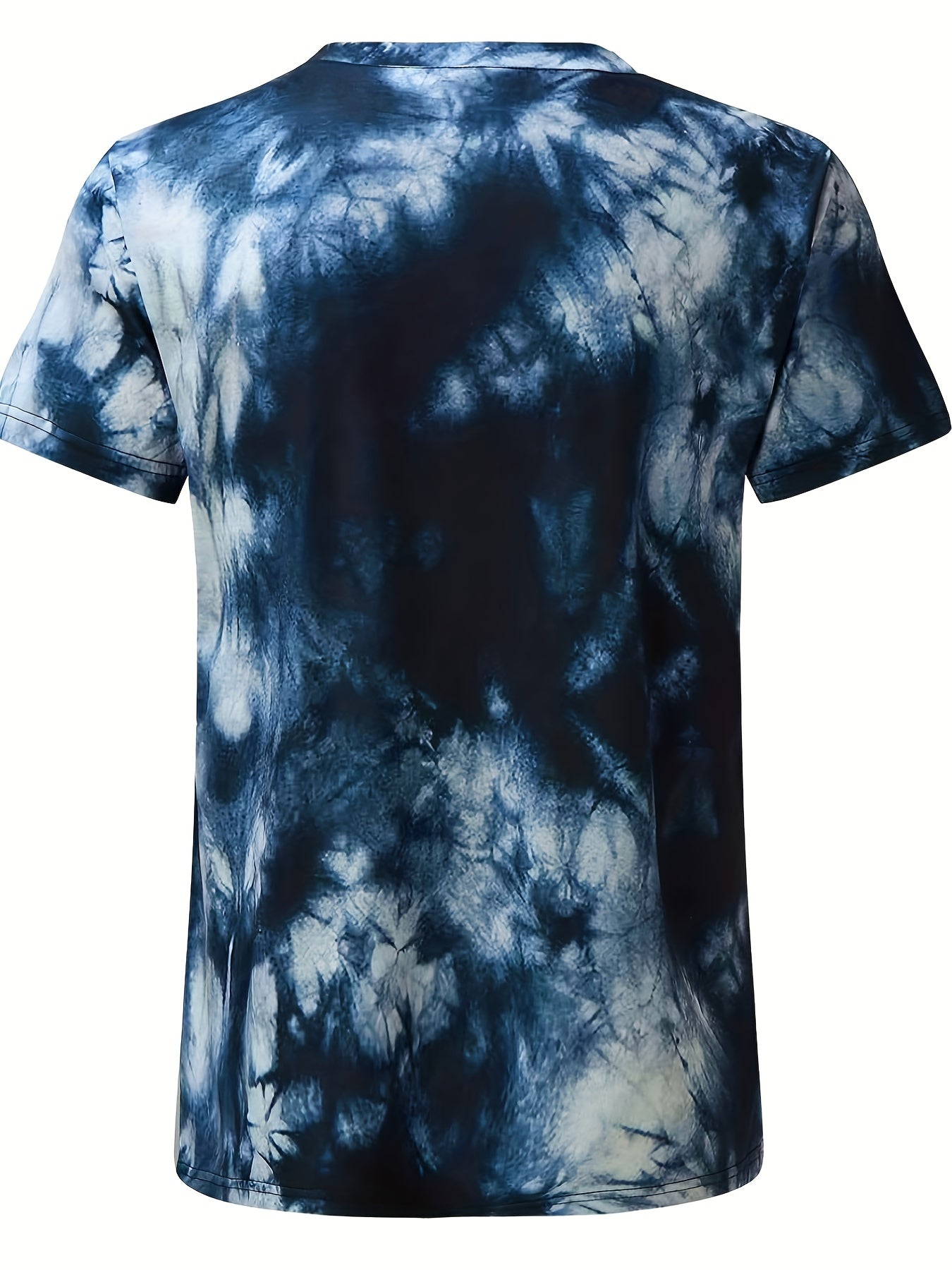 Crown K Print Tie Dye T Shirt for Men