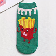 5 Pairs Girls Kids Cartoon Animal Socks Breathable Low Cut Boat Socks