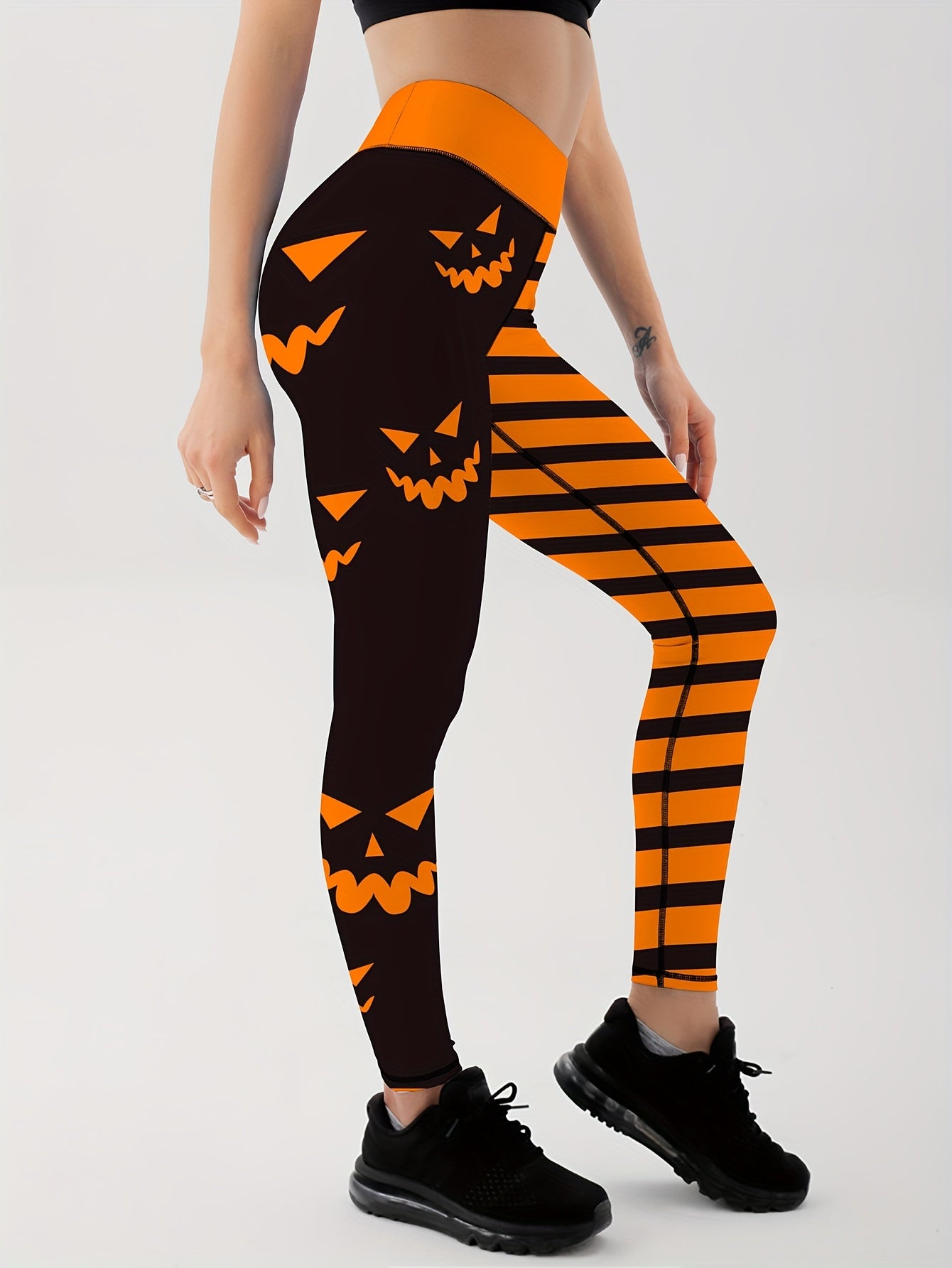 Halloween Printed Yoga Leggings Women's Activewear
