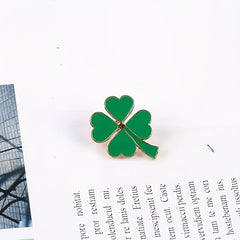 Shamrock Pin for Clothes Backpack Hat Party Gift Boys Girls