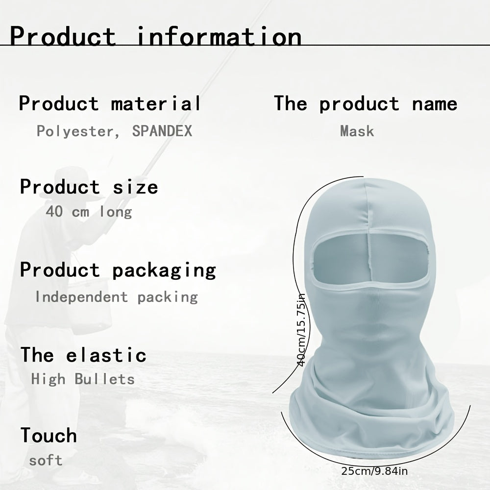 Summer Outdoor Cooling Face Mask Windproof Dustproof UV Protector