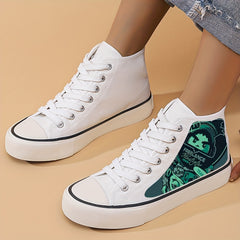 Cartoon Universe Lightweight High Top Canvas Sneakers