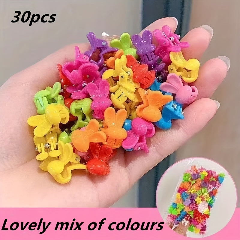 120pcs Mixed Cartoon Hair Clip for Girls Kids