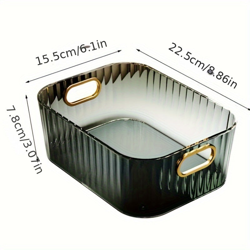 Desktop Cosmetics Storage Box Light Plastic Skincare Storage Basket