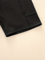 High Waist Butt Lifting Biker Shorts with Pocket for Women