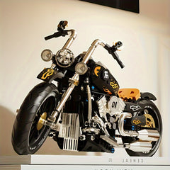 Motorcycle Building Block Set - Two Sets of Classic Simulation Models