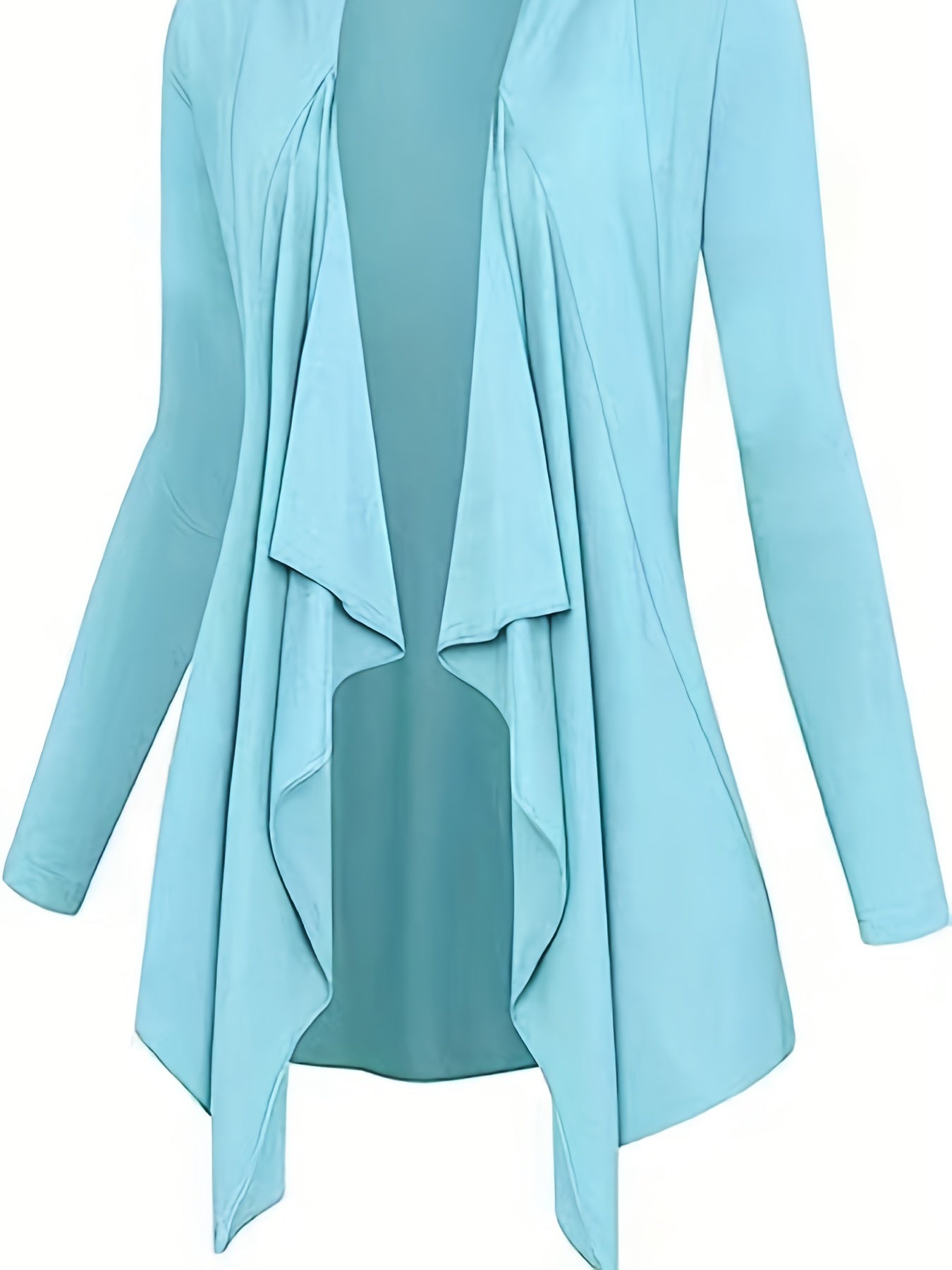 Open Front Long Sleeve Cardigan