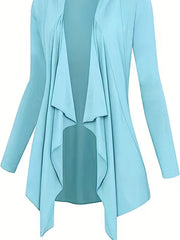 Open Front Long Sleeve Cardigan