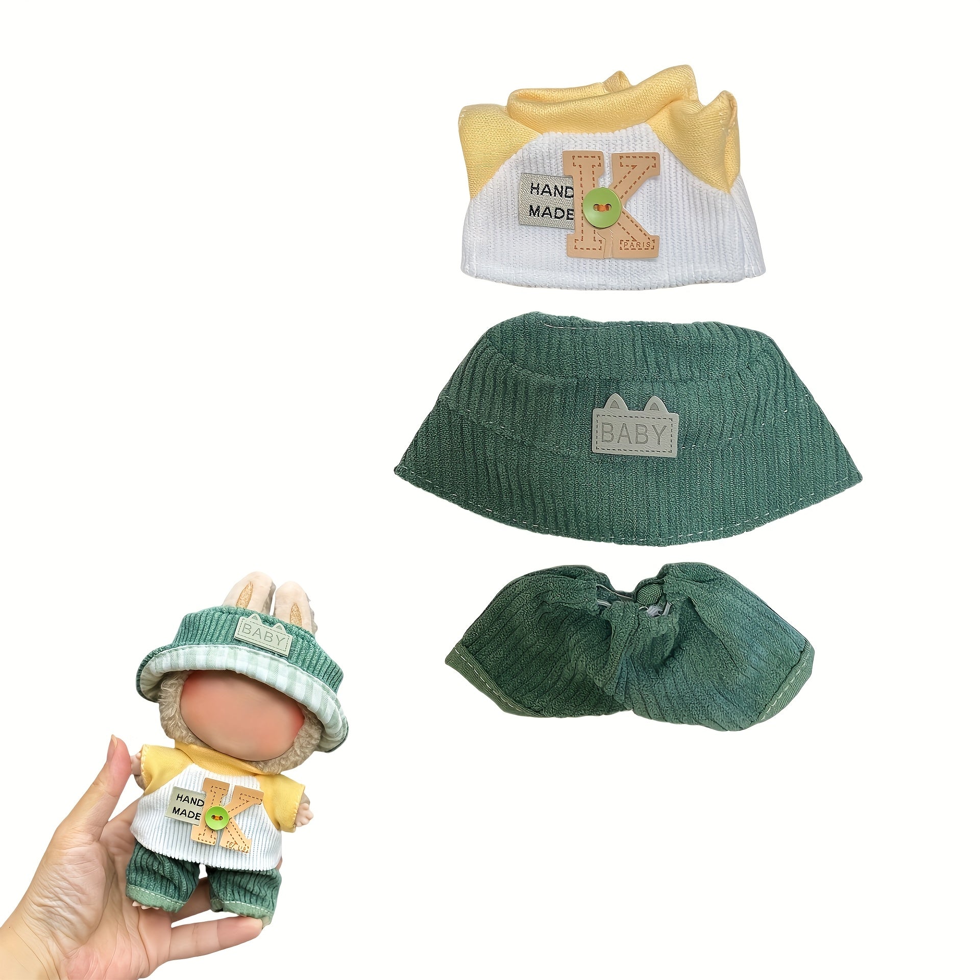 Labubu DIY Doll Clothes Set for 6-9 Inch Dolls - Ramadan, Christmas, Birthdays