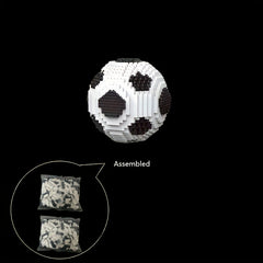 Football Model Mini Building Blocks - Fun Gift Blocks for Ages 14+
