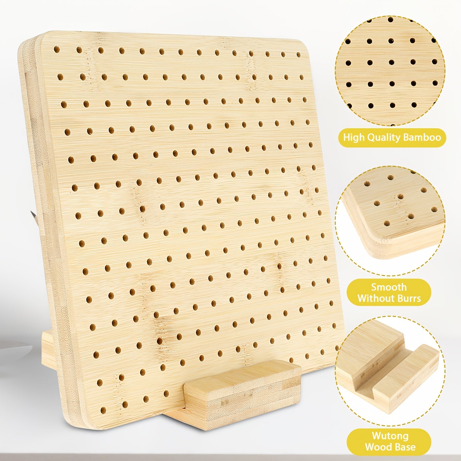 Blocking Board Kit 10 Steel Rod Pin 19 Crochet Wooden Board