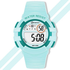 Kids Casual Waterproof Electronic Watch Soft Strap Wrist Watch