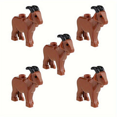 Small Animal Building Blocks Set - Goat Sheep Lamb Farm