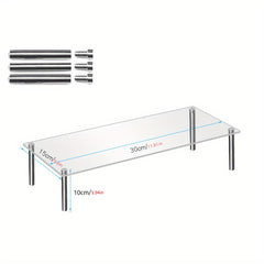 Acrylic Cake Display Stand 3mm Thickness Metal Bracket For Kids