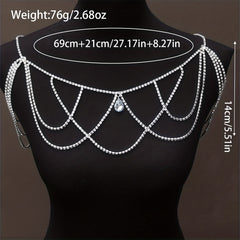 Crystal Pendant Shoulder Chain Jewelry