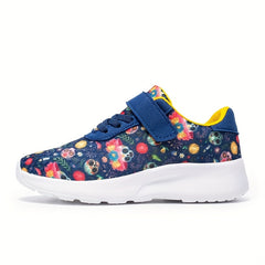 Halloween Cartoon Pattern Low Top Sneakers for Boys