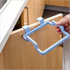 Garbage Bag Holder for Kitchen Pantry - Reusable Plastic Rack