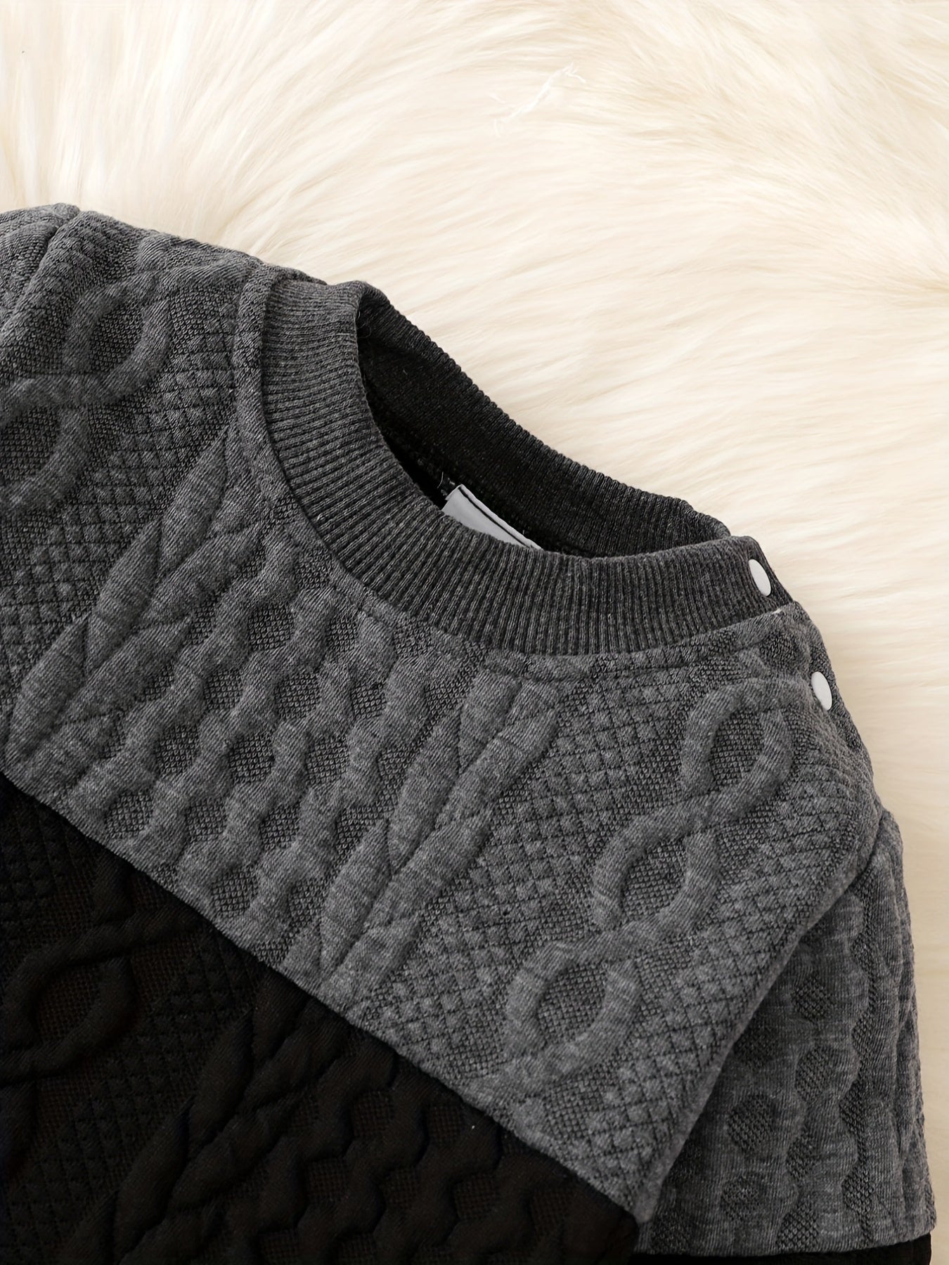 Baby Boys Block Pullover Sweater & Sweatpants Set