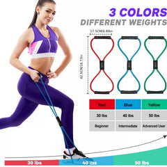 8 Shape Resistance Band Full Body Workouts - Improve Strength Flexibility
