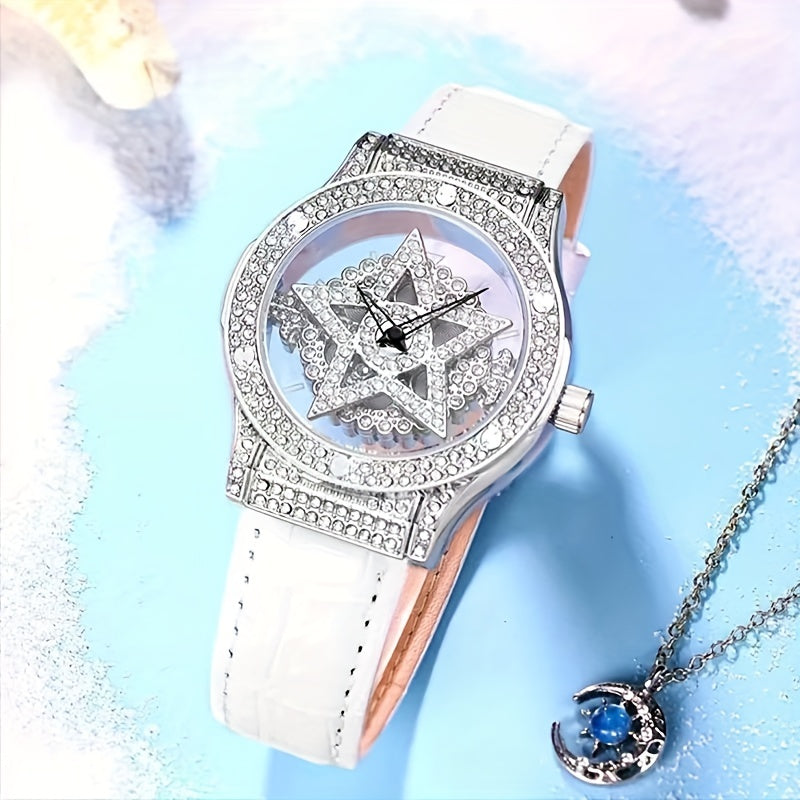 Women's Pentagram Star Quartz Watch
