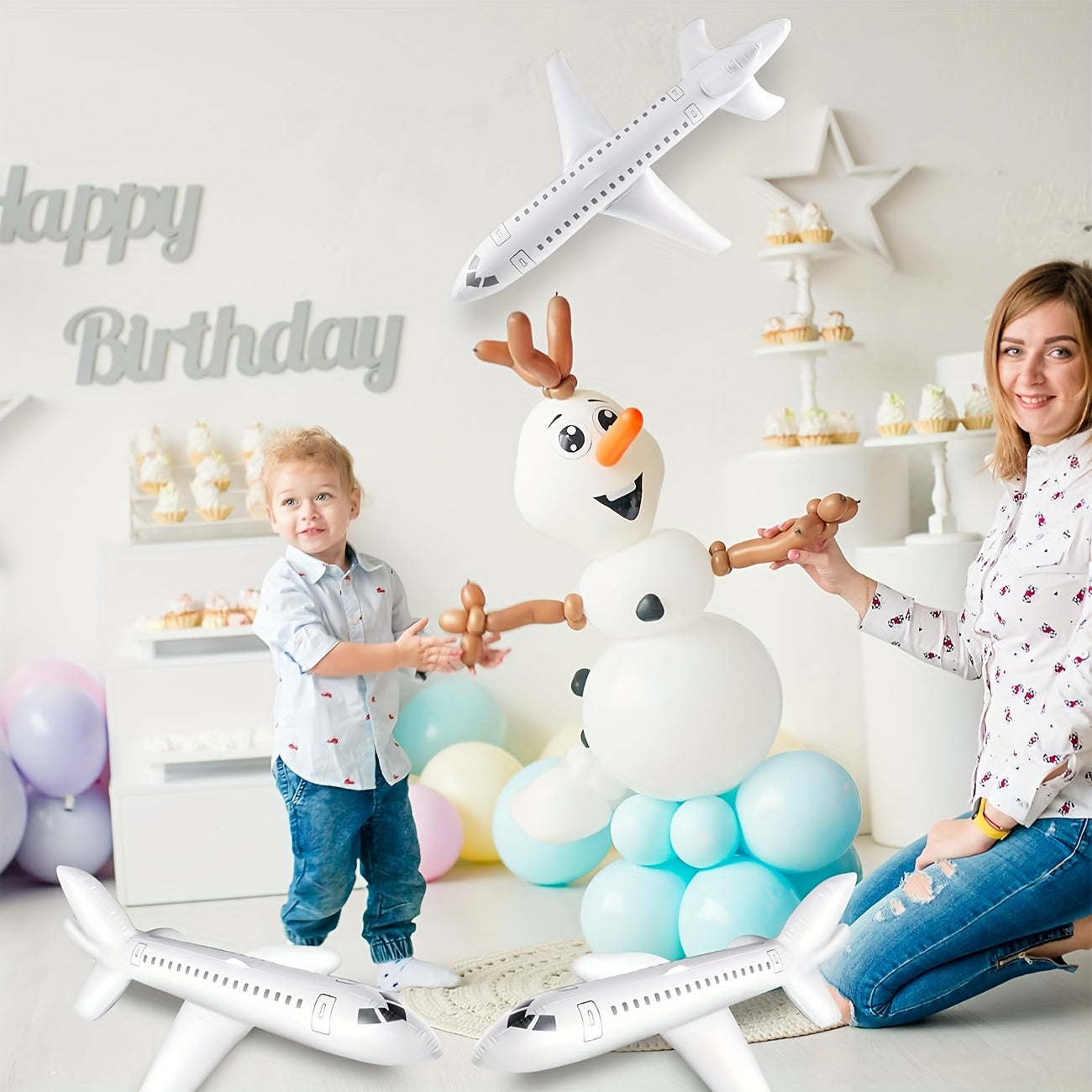 Inflatable Airplane Toys For Lawn Park - PVC Airplane Toys