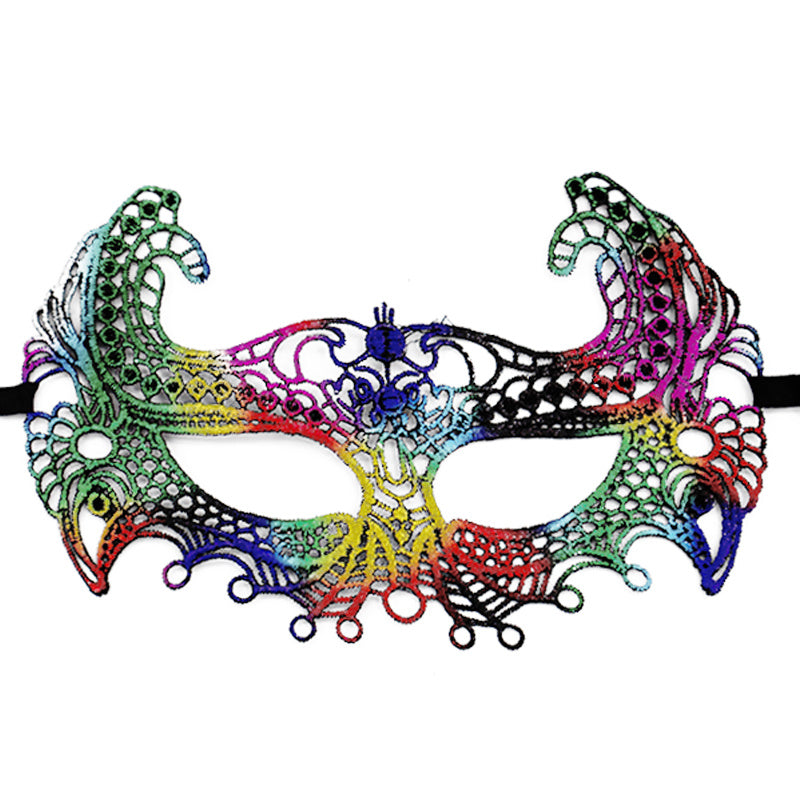 Molded Lace Masquerade Mask For Adults Hot Stamping Mask