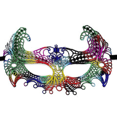 Molded Lace Masquerade Mask For Adults Hot Stamping Mask