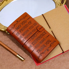 Vintage Portable Notebook 140 Pages Holiday Inspiration Perfect Gift