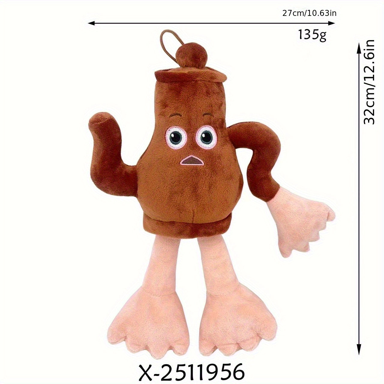 Italian Brainrot Italian Tumor Plush Toy Christmas Birthday Gift