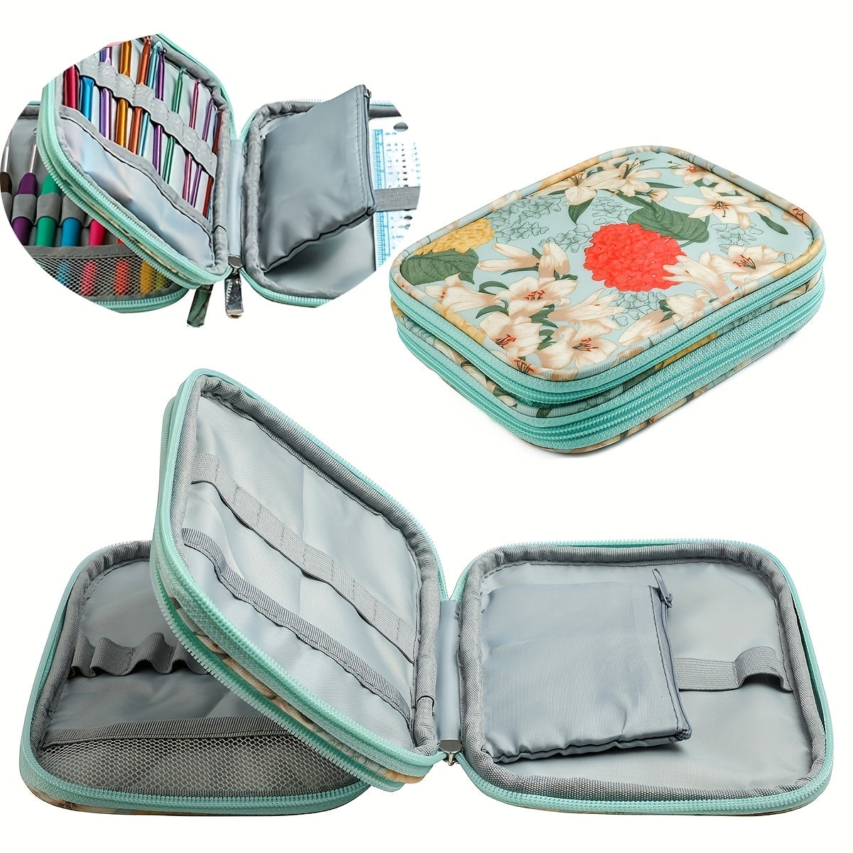 Crochet Organizer Knitting Kit Organizer Sewing Accessories Tool Bag